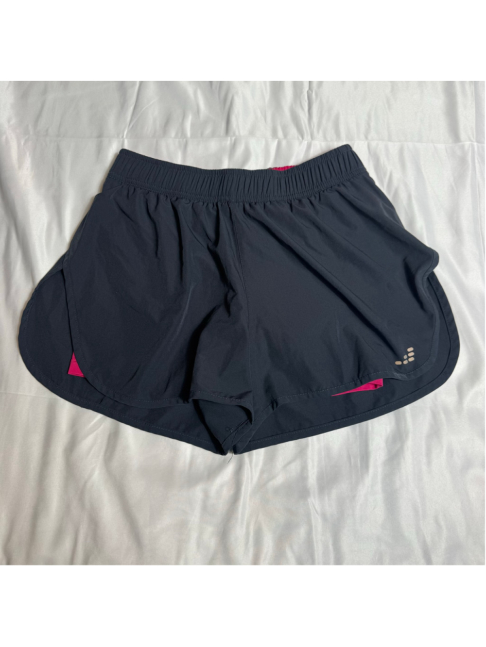 Women's BCG Athletic Running Shorts Size M Black and Pink